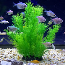 水族箱植物擺飾塑膠模擬人造水草魚缸裝飾配件