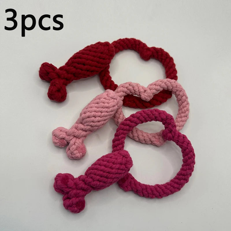 Wint Dog Cotton Rope For Relieving Boredom Grinding Toys Iarge And Medium-Sized Puppy Toys Dog nteractive Anti Bite Tug of War