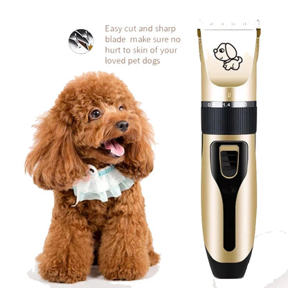 Rechargeable Pet Hair Trimmer for Dogs, Cats & Animals
