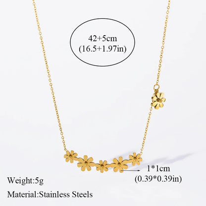 EILIECK 316L Stainless Steel Moon Pearl Zircon Puppy Pendant Necklace For Women Girl New Fashion Neck Chain Jewelry Gift Bijoux