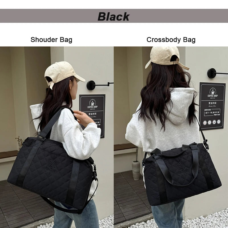 Large Capacity Outdoor Waterproof Travel Bag Luggage Handbag Women Shoulder Bag Oxford Men Sports Gym Bag Female Crossbody Bags