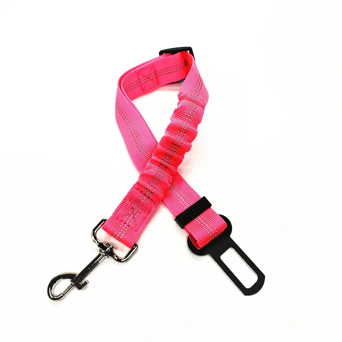 Pet Dog Car Seat Belt Retractable Buffer Elastic Reflective Safety Traction Rope Dog Leash Harness Dogs Dog Accessories Supplies