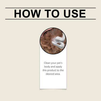 Pet Skin Care Cream Itchy Relief Anti Mite Cat Extracorporeal Deworming Soothing Allergic Repair Irritated Skin Dog Flea Killer