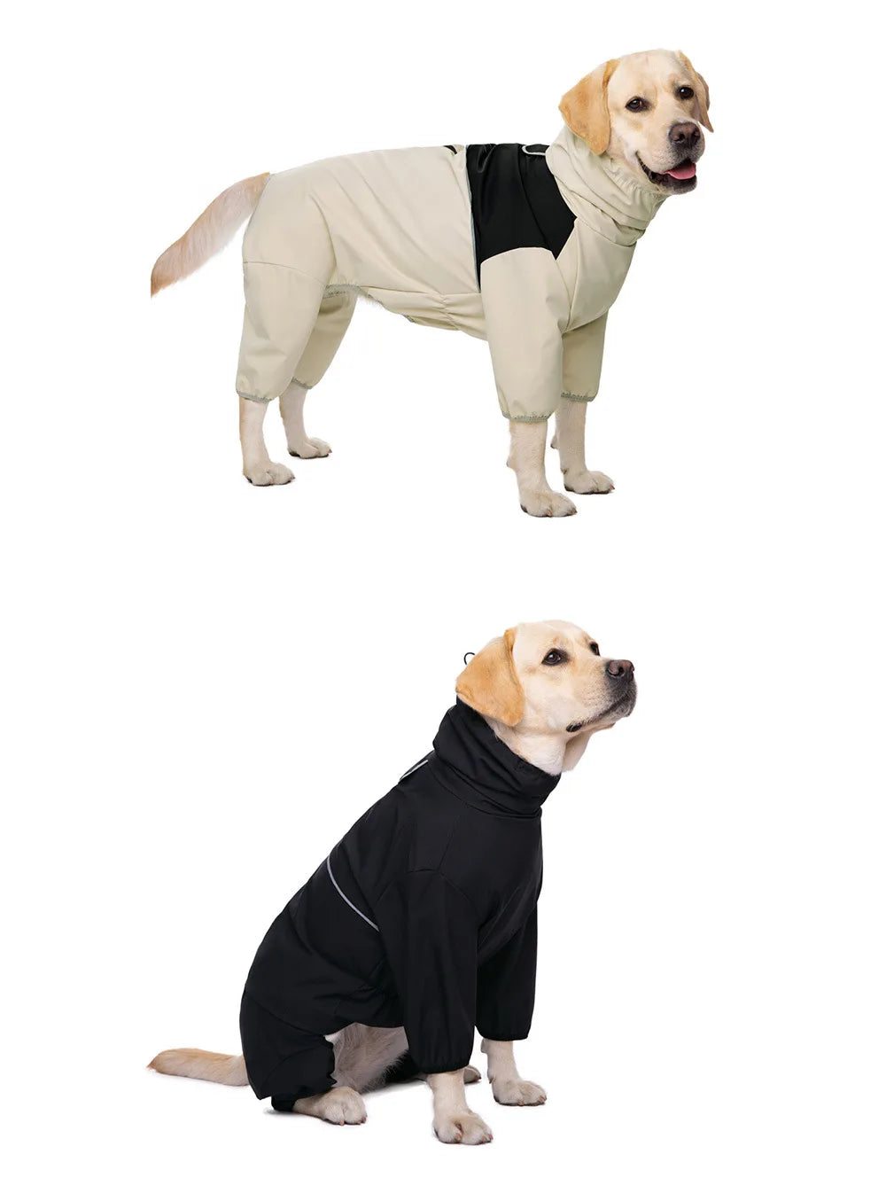 Medium And Large Dog Raincoat Labrador Golden Retriever Shiba Lnu Four Feet Waterproof Dog Clothes Anti Storm Coat Pet Raincoat