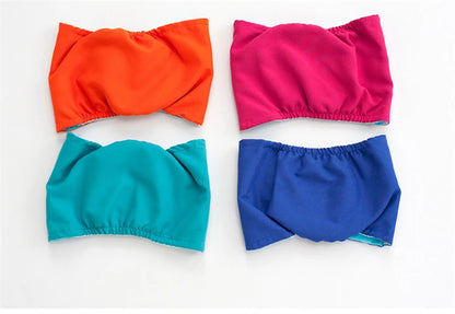 Solid Color Male Dog Diapers – Washable Cotton Dog Shorts