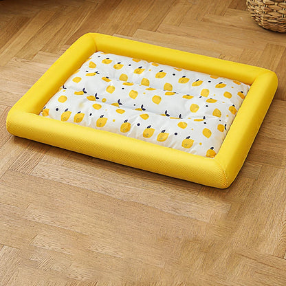 MADDEN  Summer Cooling Pet Cat Bed Cushion Ice Pad Dog Sleeping Square Mat for Puppy Dogs Cats Pet Kennel Top Quality Cool Cold