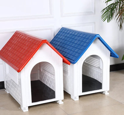 Foldable Waterproof Outdoor Plastic Dog House for Large Dogs