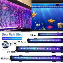 魚缸LED燈七彩燈變色氣泡燈LED潛水燈魚缸燈魚缸潛水燈