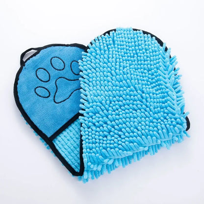Super Absorbent Pet Bath Towel for Dogs & Cats – Quick Dry