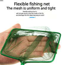 便攜式魚網長柄方形水族箱配件魚缸抄網撈魚網魚漂浮物清潔工具