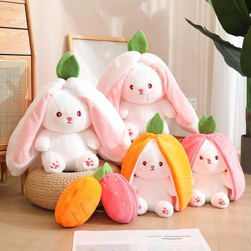 35cm Creative Funny Doll Carrot Rabbit  Toy Stuffed Soft Bunny  Toys for Kids Girls Birthday Gift