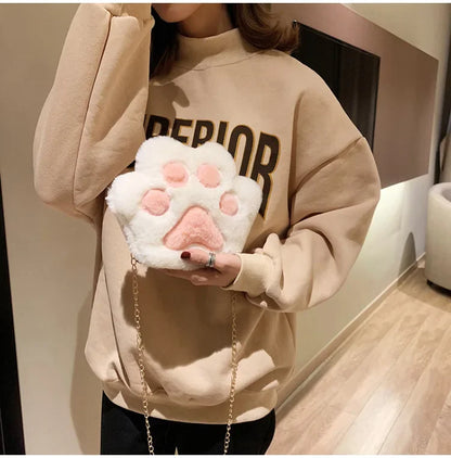 Japanese Style Kawaii Bag Women Cartoon Plush Shoulder Bag for Women 2022 New Crossbody Bag Small Phone&Purse Bag Bolsa Feminina