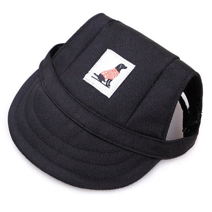 강아지 Dog Baseball Cap Hat with Neck Strap Adjustable Comfortable Ear Holes for Small Medium Large Dogs in Ourdoor Sun Protection