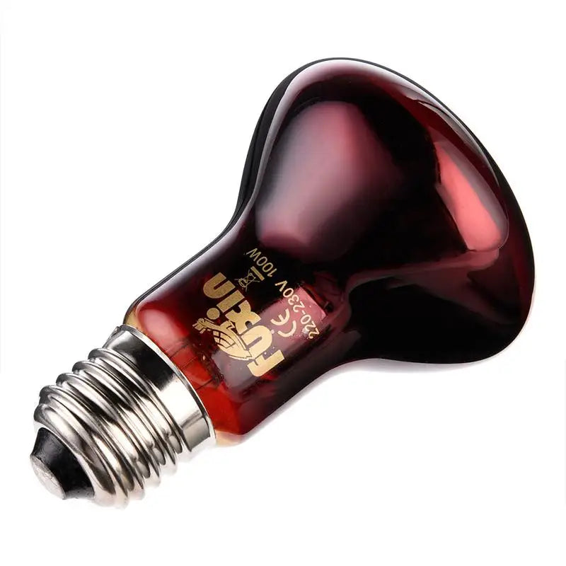 220-240V E27 Poultry Heating Bulb 100/75/60W Infrared Insulation Heating for Reptiles Plants Amphibians