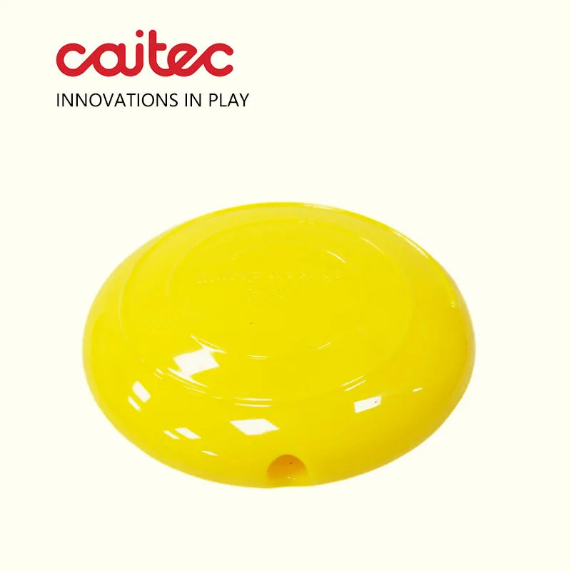 CAITEC Dog Toys Squeaking Foraging Disc Springy Durable Floatable Foraging and Chewing Pet Toy