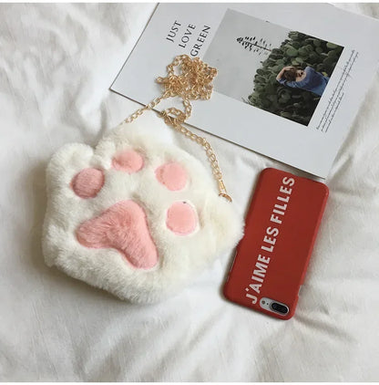 Japanese Style Kawaii Bag Women Cartoon Plush Shoulder Bag for Women 2022 New Crossbody Bag Small Phone&Purse Bag Bolsa Feminina