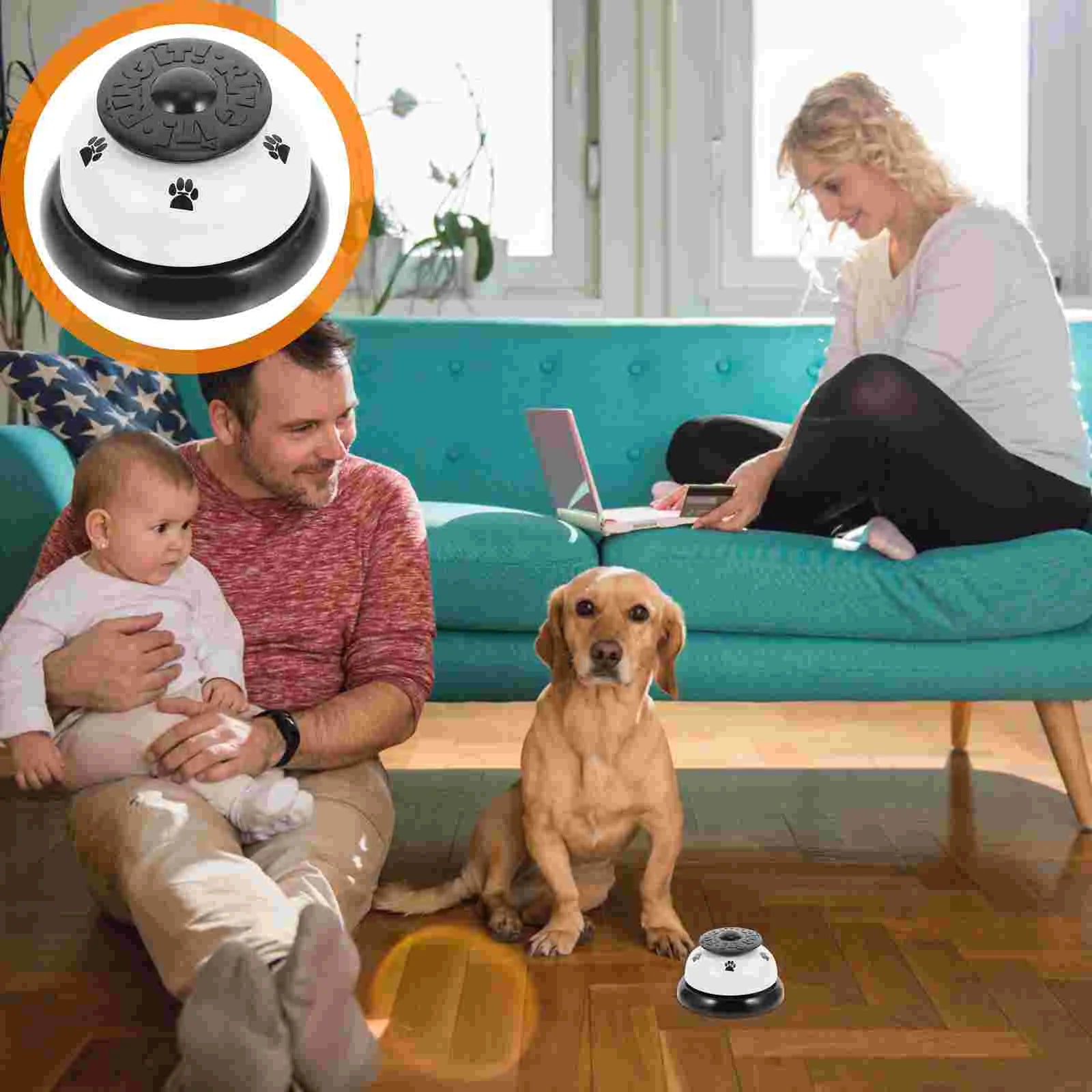 Bell Dog Training Pet Door Call Cat Dogs Puppy Go Trainer Outside Interactive Restaurant Ring Toilet Button Doorbell