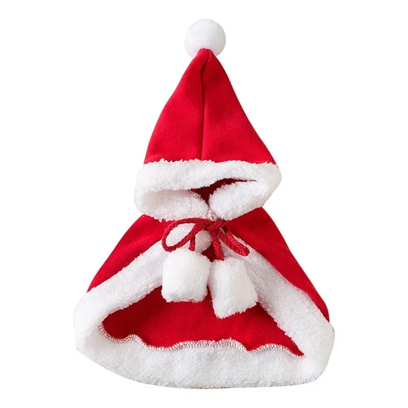 Pet Costumes Cute Christmas Cloak Cosplay Costume For Kittens Dog Clothes Antler Decoration Winter Warmth Pet Supplies