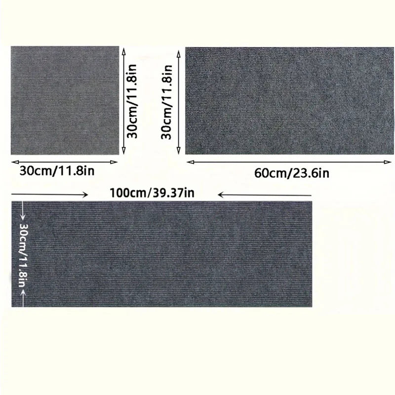 30x60/100cm Cat Scratching Mat Self-adhesive Cat Toy Sofas Furniture Protection Mats Trimmable Cats Climbing Scratching Post Mat