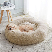 Super Cat Bed Warm Sleeping Cat Nest Soft Long Plush Best Pet Dog Bed for Dogs Basket Cushion Cat Bed Cat Mat Animals Sleeping - Pets Home Supplies
