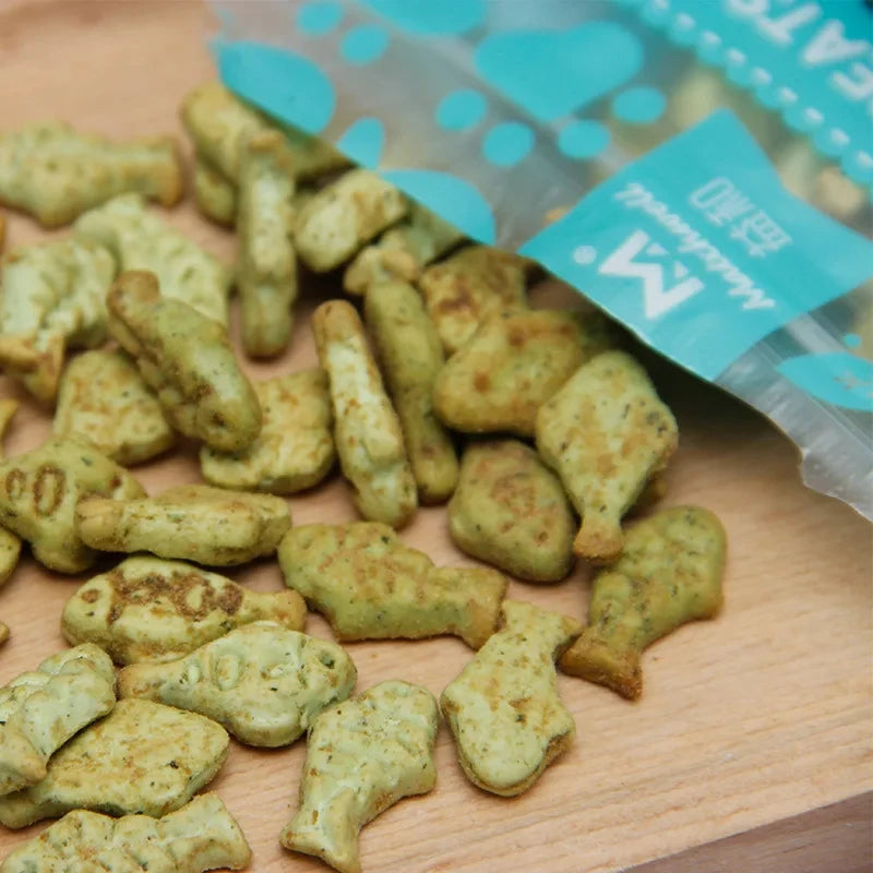 Cat grass biscuit bag 40g catnip hair ball grinding teeth gills pet cat snacks