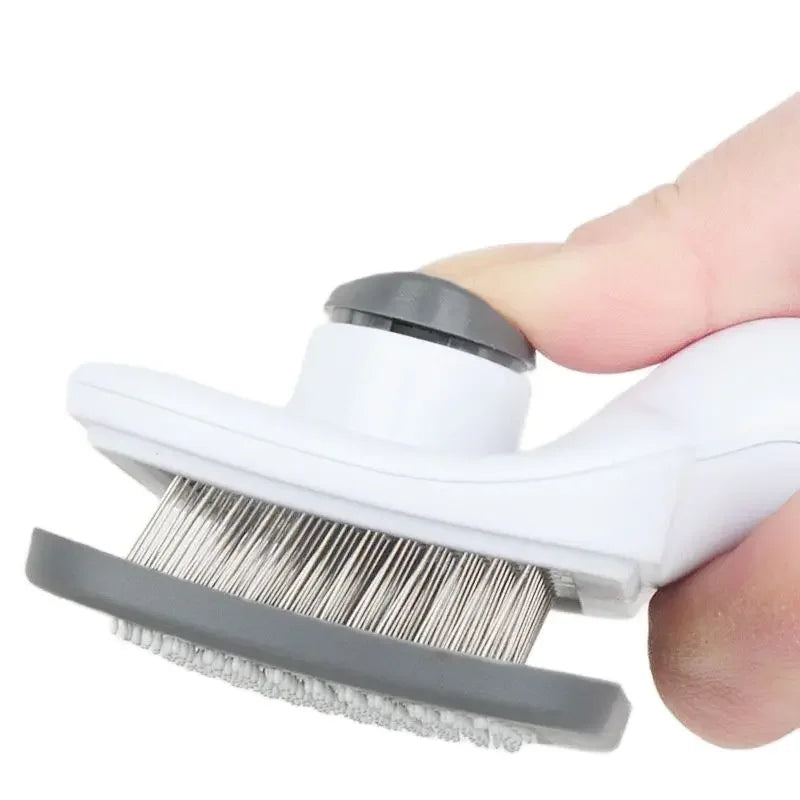 1PcsPet Dog Hair Brush Cat Comb Grooming And Care Cat Brush Stainless Steel Comb For Long Hair Dogs Cleaning