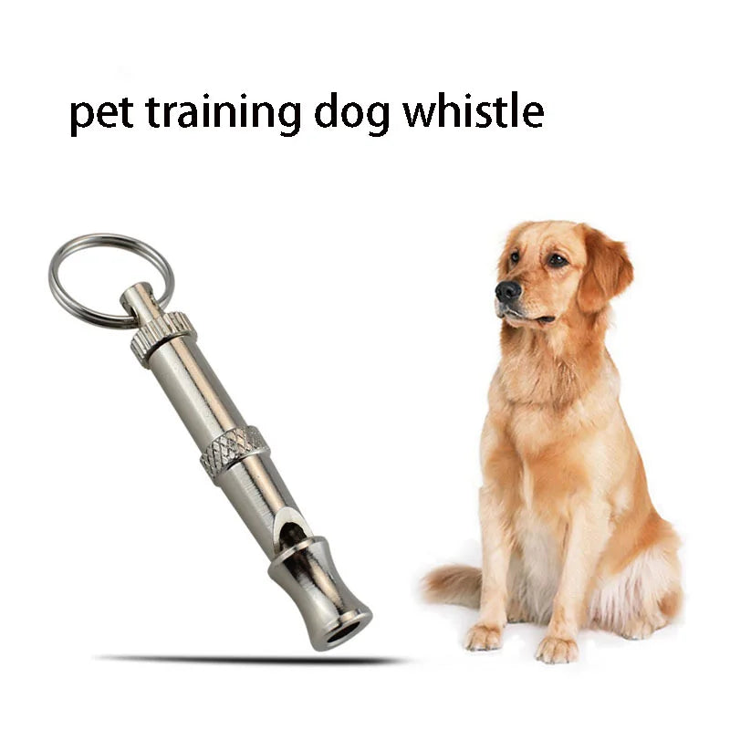 stainless steel Dog Whistle To Stop Barking Bark Control For Dogs Training Deterrent Whistle Puppy Adjustable Training