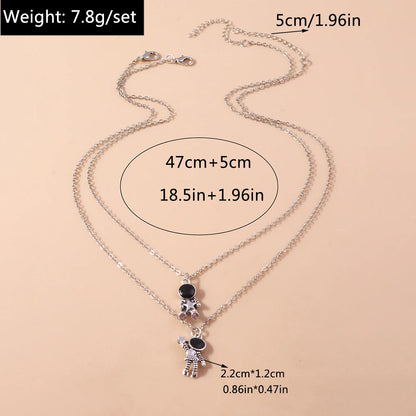 Cute Enamel Dog Cat Paw Necklaces for Women Men BFF Best Friends Couple Matching Pendant Necklace Set Birthday Gifts