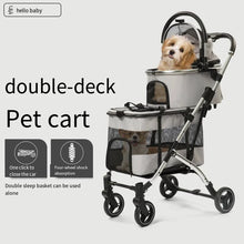 dog stroller double layer, pet stroller for multiple dogs, cat stroller with compartments, large pet stroller, foldable dog stroller, dog and cat stroller, pet travel stroller, stroller for senior pets, multi-pet stroller, 2025 dog stroller
