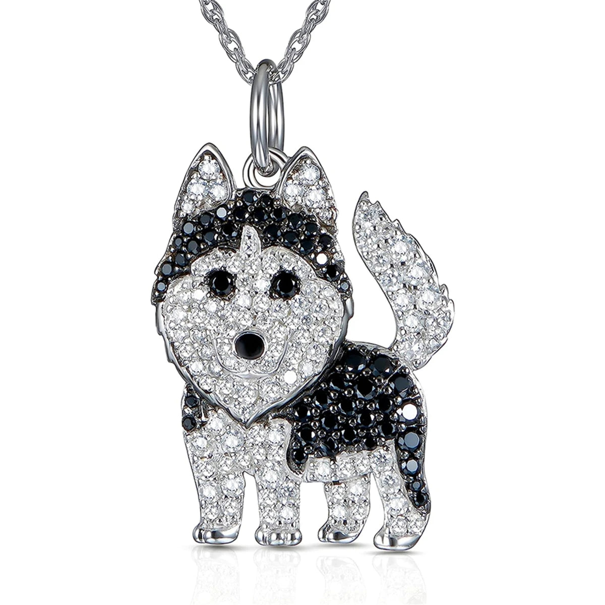 Exquisite and Cute Schnauzer Dog Pendant Necklace for Women Elegant Pet Puppy Jewelry Animal Accessories