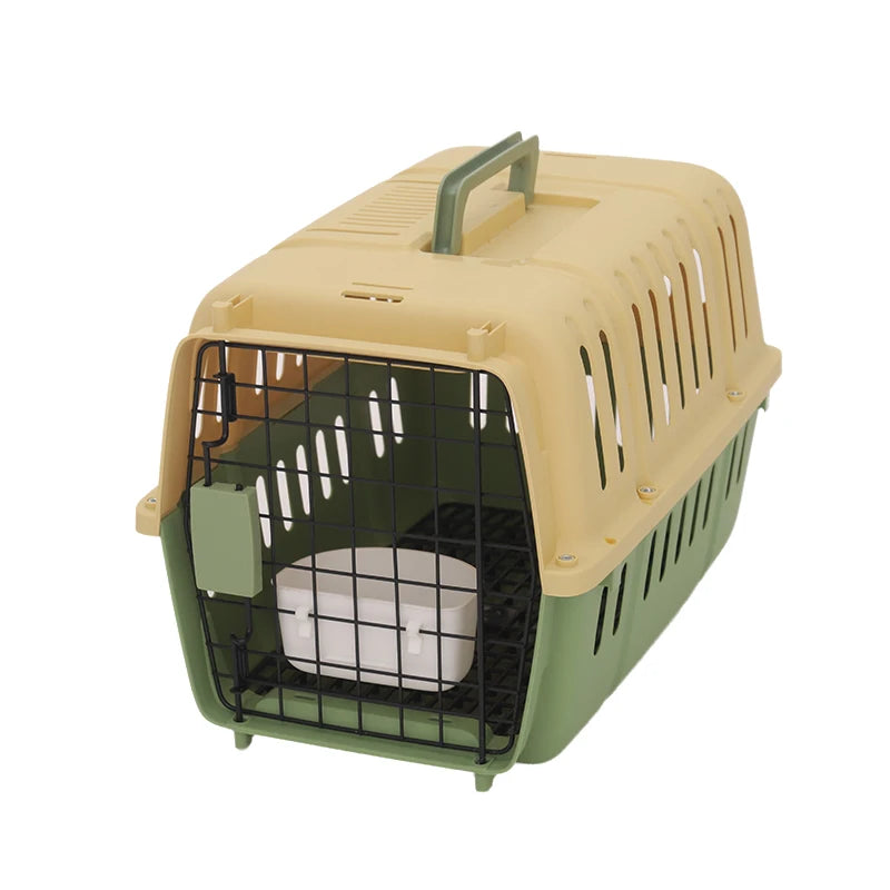HOOPRT Pet United Airlines Air Box Can Be Shipped Box Cat Out Portable Car Dog Crate Small Dog Air Transportation Cat Cage