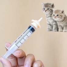 Pet Feeding Nipple for Kitten Puppy Newborn Cat Silicone Feeding Pacifier with Syringes for Mini Pet Small Dog Milk Feeding