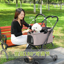 Lightweight Folding Pet Stroller for Cats & Small Dogs