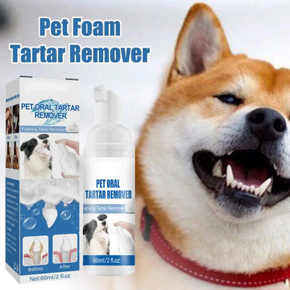 Pet Tartar Remover Natural Plaques Remover For Dogs Cats Freshen Breath Foam For Dogs Cats Support Healthy Gums Pet Care Product
