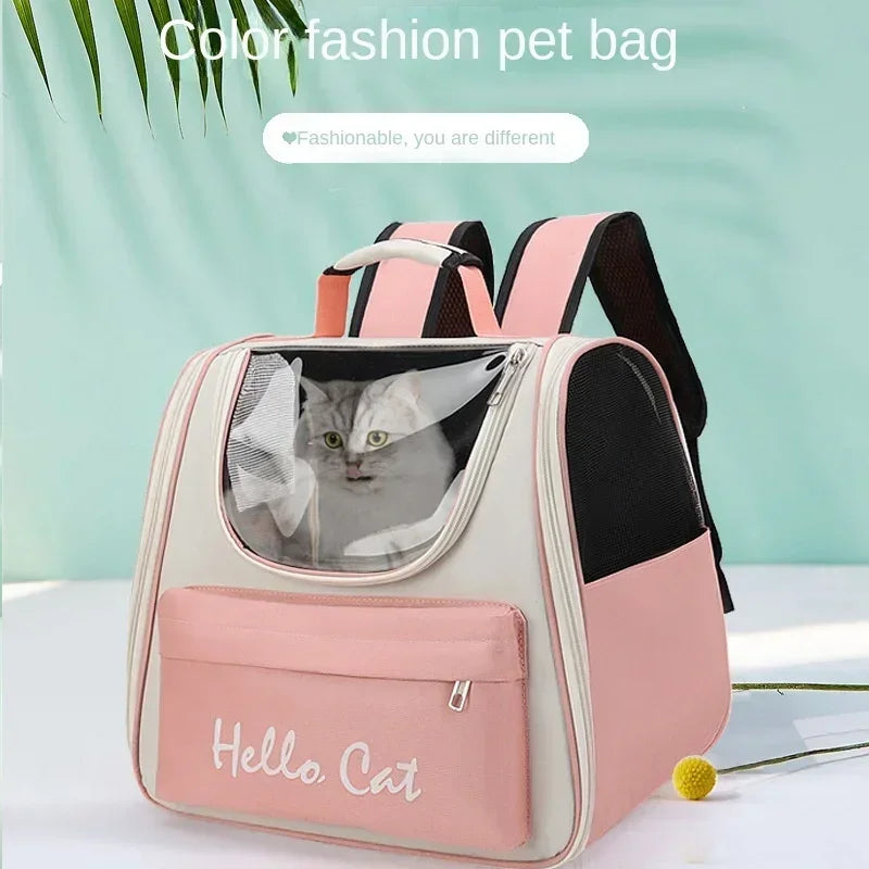 Cat Carrier Bags Windproof Outdoor Travel Backpack for Cat Small Dogs Transport Carrying Bag Cat Backpack Carriers With Cushion