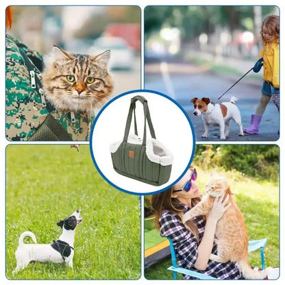 Travel Pet Carrier Portable Dog Cat Tote Bag Stylish and Lightweight Pets Carrying Bag for Driving Going Out Walking Traveling