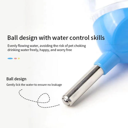ハムスター用おもちゃ 給水器 小動物用 自動給水器 ウォーターボトル ボウル 食器 フードコンテナ付き モルモット ラット用