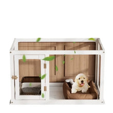 Household Small and Medium Dogs Teddy Pet Dog Fence Visual Cat Cage Dog Fence Indoor Panoramic Transparent Dog Cage