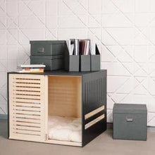 Modern Wooden Dog Crate Furniture with Acrylic Door