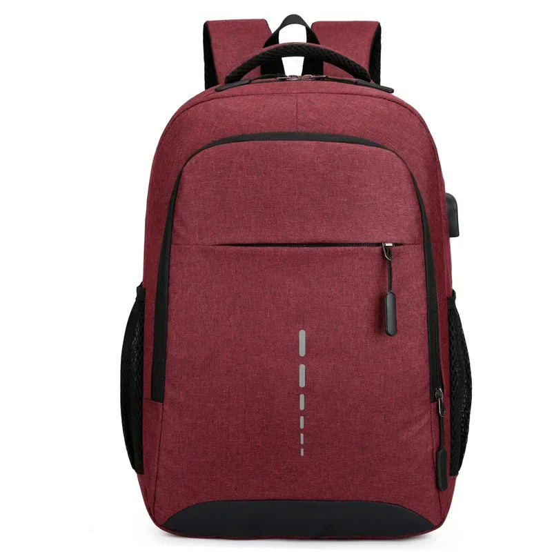 Multifunctional Backpack for Commuting Simple and Stylish Backpack Large Capacity Business Travel with USB Student Computer Bag