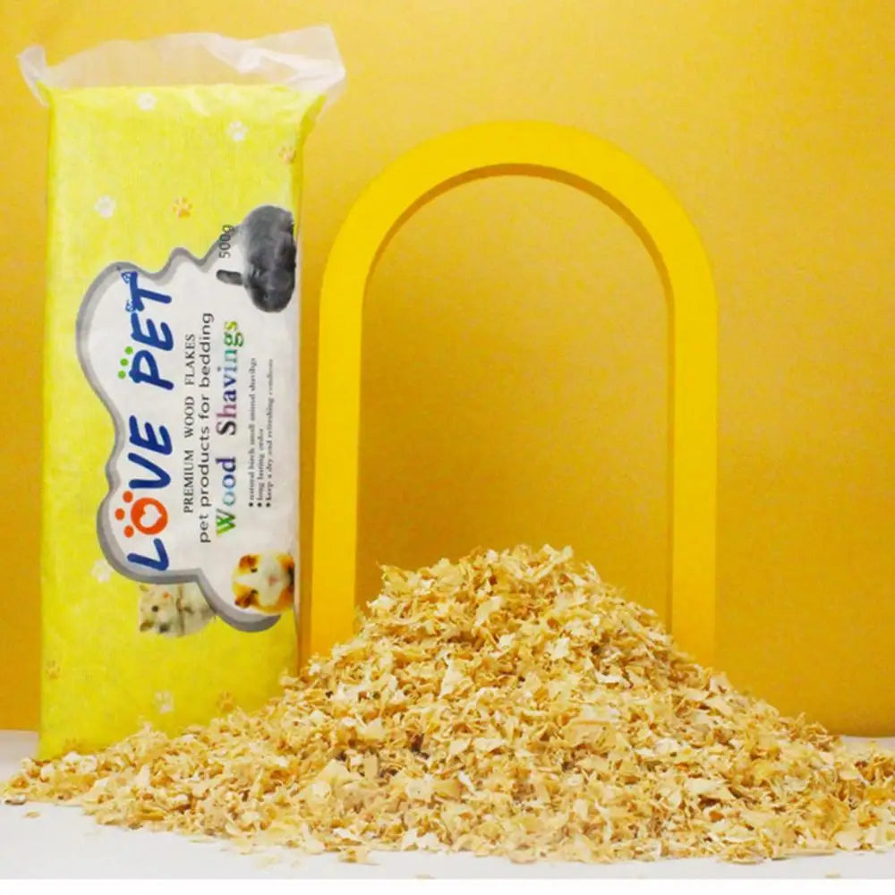 Hamster Sawdust Guinea Pig Bedding Pet Wood Chips Rabbit Wood Shavings Safe 1kg Hamster Cage Bedding Pet Cabin Nest Toys