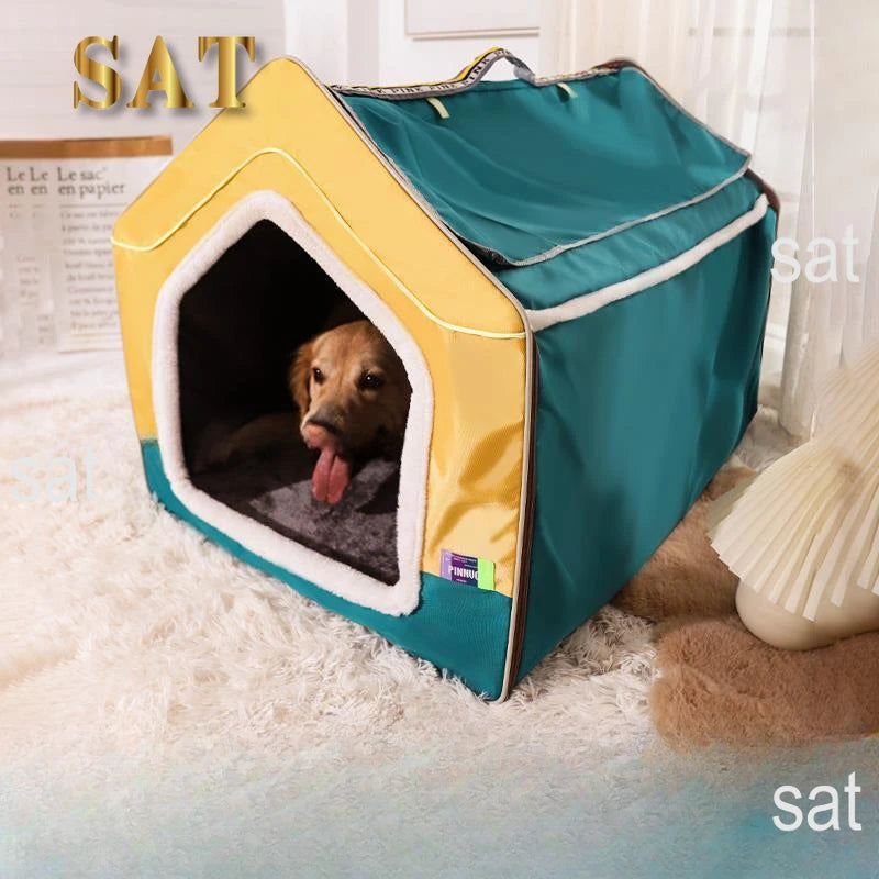 子犬と猫のための屋内/屋外用犬用テントクレートハウス