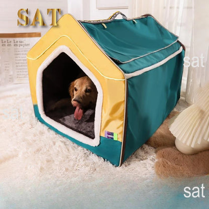 子犬と猫のための屋内/屋外用犬用テントクレートハウス