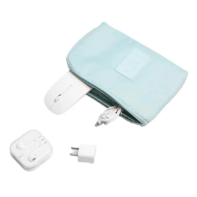 Travel Accessory Cable Bag Portable Digital USB Electronic Organizer Gadget Case Travel Cellphone Charge Mobile Charger Holder