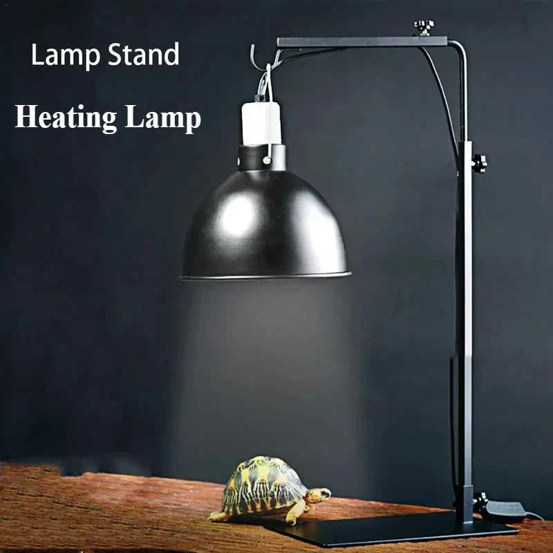 100-240V UVB Animal Heating Lamp Holder E27 UVB Pet Turtle Reptile Light Bulb Bracket Lampshade Emission Lamps