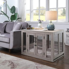 Sturdy Wood Dog Crate Furniture With 2 Drawers & Storage
