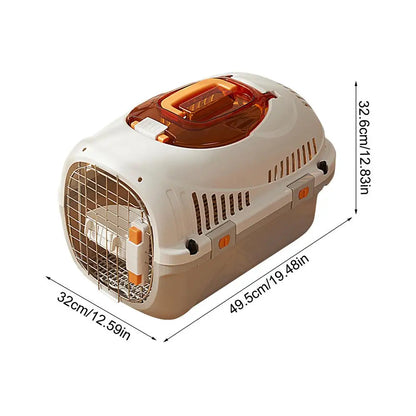Portable Cat Cage Car Transport Carry Cage Car Transport Carry Cage Cats Pet Travel Carrier Portable Pet Travel Carrier For