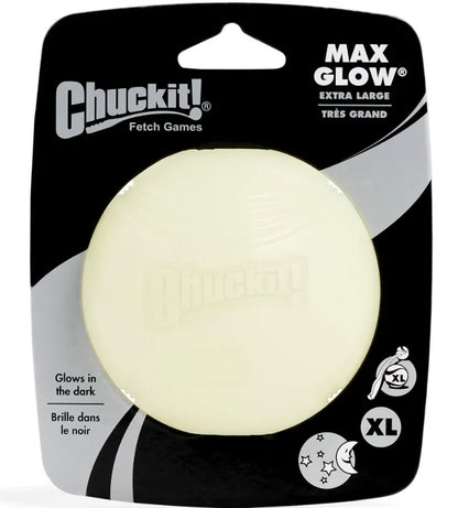 Chuckit Max Glow Ball Dog Toy  for dogs