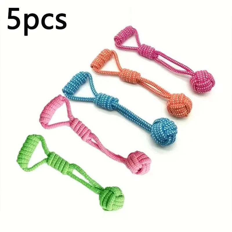 Wint Dog Cotton Rope For Relieving Boredom Grinding Toys Iarge And Medium-Sized Puppy Toys Dog nteractive Anti Bite Tug of War
