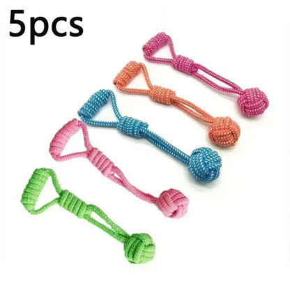 Wint Dog Cotton Rope For Relieving Boredom Grinding Toys Iarge And Medium-Sized Puppy Toys Dog nteractive Anti Bite Tug of War